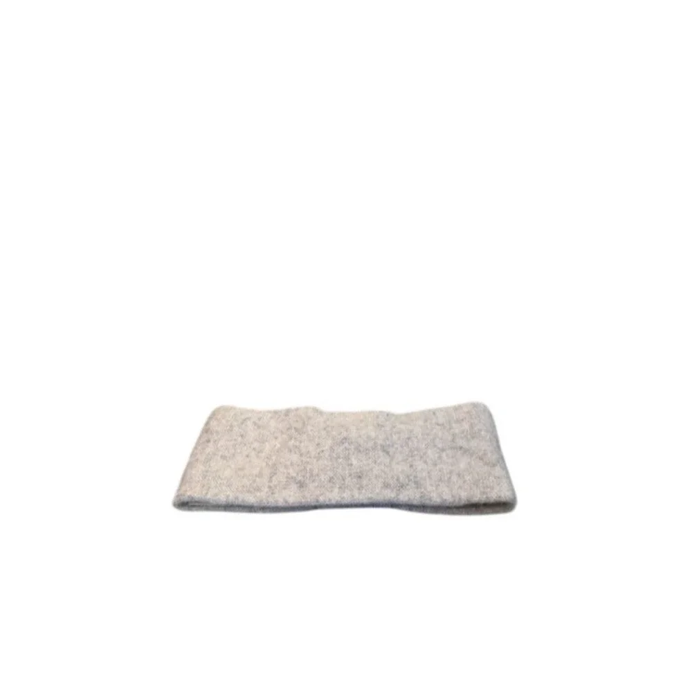 Charter Club Luxury 100% Cashmere Headband Bow Ear Warmer Light Grey Heather OS